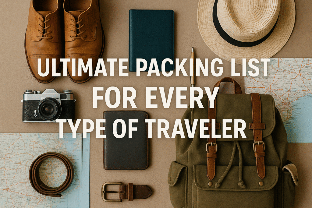 The Ultimate Packing List for Every Type of Traveler